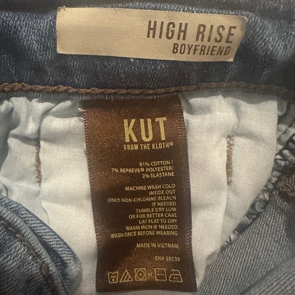 Kut High Rise Boyfriend Jean - Picture 7 of 8